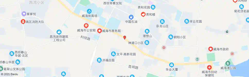威海电视台(新闻大厦)_公交站地图_威海公交_妙搜公交查询2025
