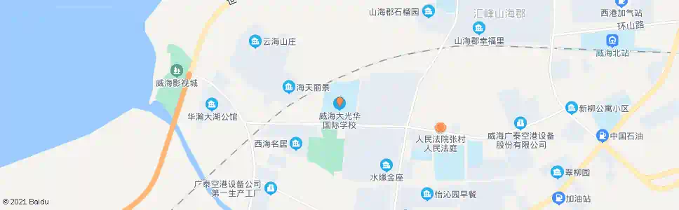 威海大光华国际学校_公交站地图_威海公交_妙搜公交查询2025