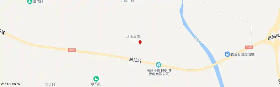 威海垛山周家_公交站地图_威海公交_妙搜公交查询2025