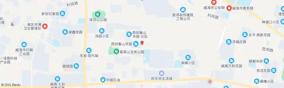 威海春山华居_公交站地图_威海公交_妙搜公交查询2025