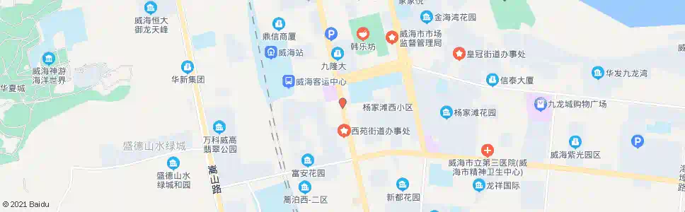 威海每美商城(光华医院)_公交站地图_威海公交_妙搜公交查询2025