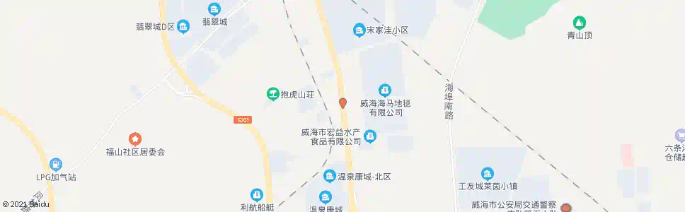 威海海马地毯_公交站地图_威海公交_妙搜公交查询2025