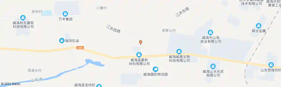 威海蓝星玻璃_公交站地图_威海公交_妙搜公交查询2025