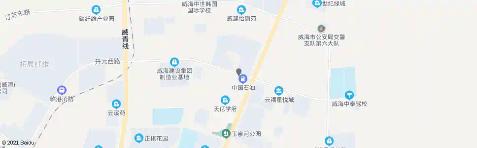 威海大友丰田_公交站地图_威海公交_妙搜公交查询2025