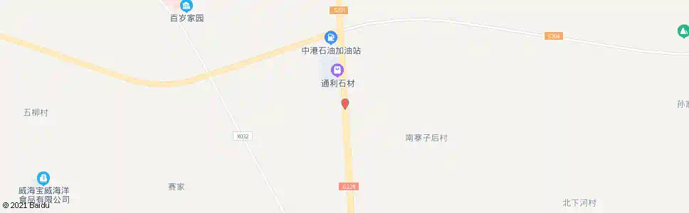威海北寨子后_公交站地图_威海公交_妙搜公交查询2025