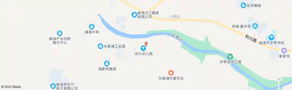 威海孙家滩_公交站地图_威海公交_妙搜公交查询2025