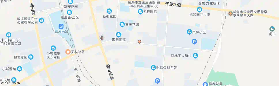 威海凤林汉庭_公交站地图_威海公交_妙搜公交查询2025