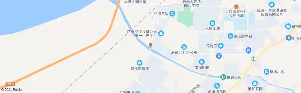 威海广泰一厂南门_公交站地图_威海公交_妙搜公交查询2025