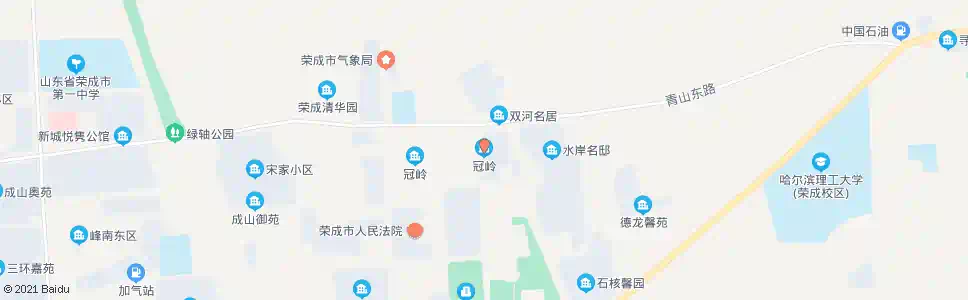 威海冠岭社区_公交站地图_威海公交_妙搜公交查询2025