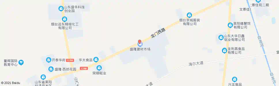 烟台盛隆建材_公交站地图_烟台公交_妙搜公交查询2025