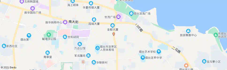 烟台三马路_公交站地图_烟台公交_妙搜公交查询2025