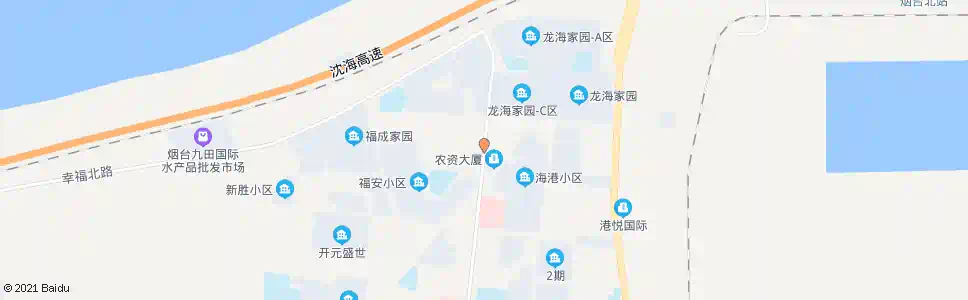烟台幸福生活农贸市场_公交站地图_烟台公交_妙搜公交查询2025