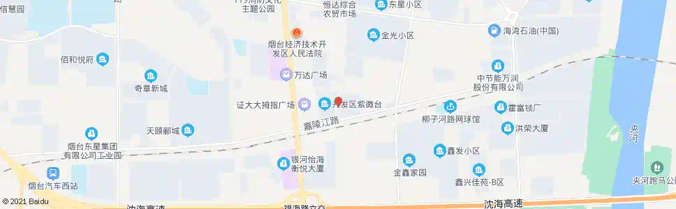 烟台盖茨胜地_公交站地图_烟台公交_妙搜公交查询2025