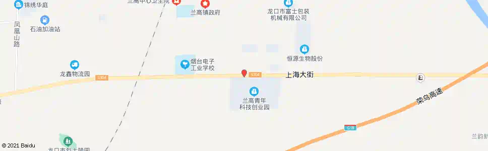 烟台润生食品_公交站地图_烟台公交_妙搜公交查询2025