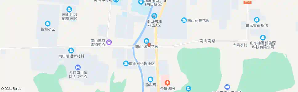 烟台城市花园南门_公交站地图_烟台公交_妙搜公交查询2025