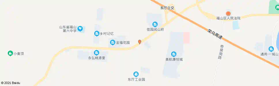 烟台十里堡东站_公交站地图_烟台公交_妙搜公交查询2025