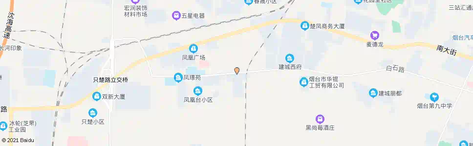 烟台楚凤四街南口_公交站地图_烟台公交_妙搜公交查询2025