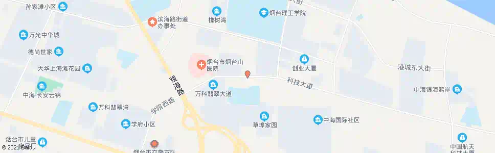烟台莱山一中_公交站地图_烟台公交_妙搜公交查询2025