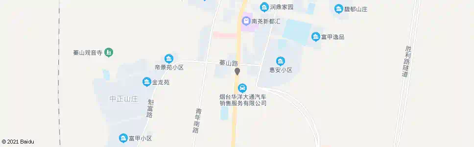 烟台朱家庄_公交站地图_烟台公交_妙搜公交查询2025