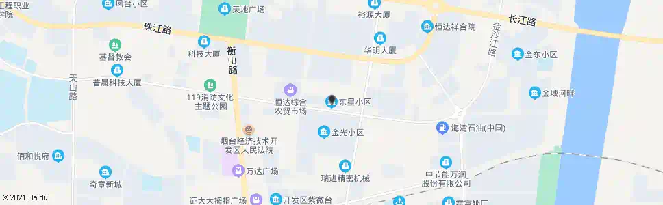烟台东星小区_公交站地图_烟台公交_妙搜公交查询2025
