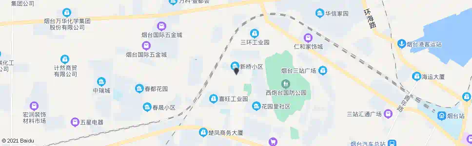 烟台新桥小区_公交站地图_烟台公交_妙搜公交查询2025