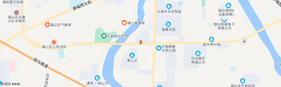 烟台福山宾馆_公交站地图_烟台公交_妙搜公交查询2025