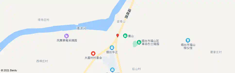 烟台福山绿洲园艺场_公交站地图_烟台公交_妙搜公交查询2025