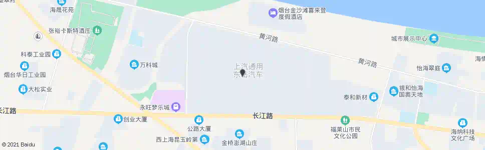 烟台上海通用东岳汽车_公交站地图_烟台公交_妙搜公交查询2025