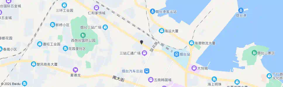 烟台航天S13所北门_公交站地图_烟台公交_妙搜公交查询2025