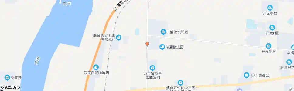 烟台黄河路新奥燃气站_公交站地图_烟台公交_妙搜公交查询2025