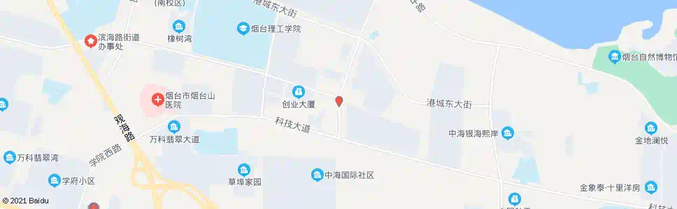 烟台高新区科技CBD_公交站地图_烟台公交_妙搜公交查询2025