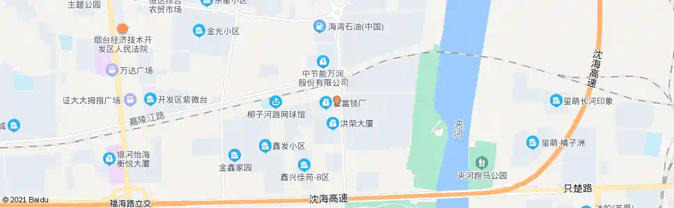烟台霍富锁厂_公交站地图_烟台公交_妙搜公交查询2025