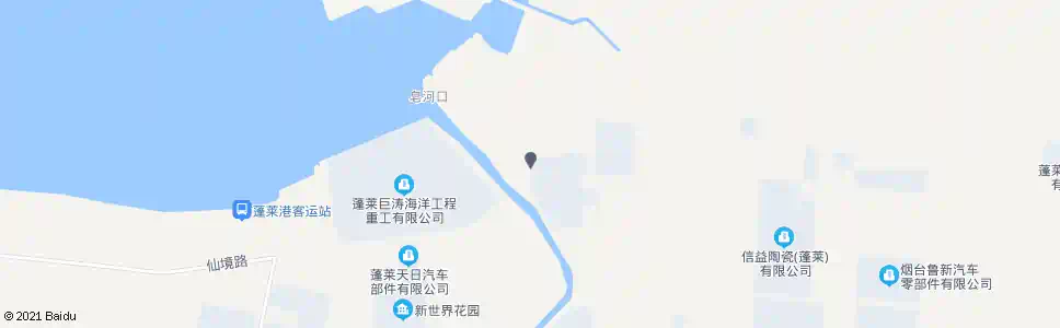 烟台新港客运站_公交站地图_烟台公交_妙搜公交查询2025