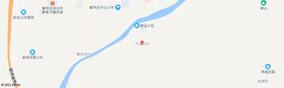 烟台大山后村_公交站地图_烟台公交_妙搜公交查询2025