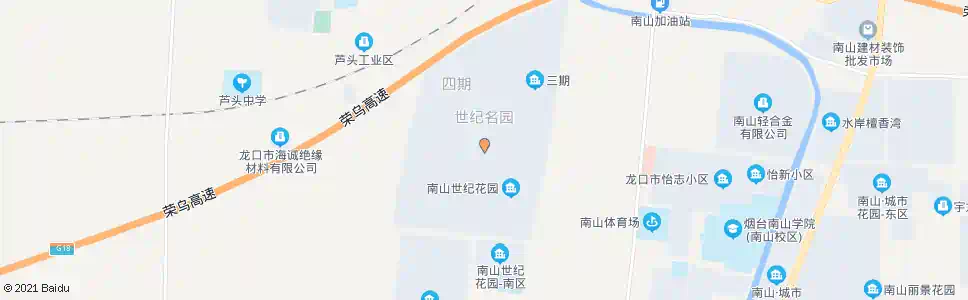 烟台世纪花园北门_公交站地图_烟台公交_妙搜公交查询2025
