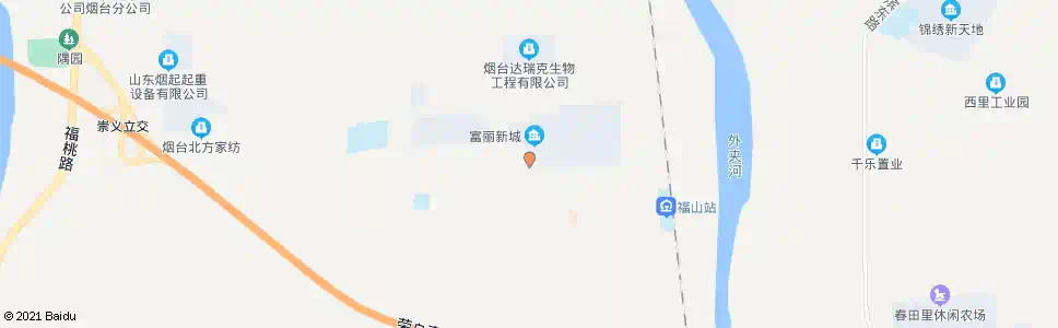 烟台富丽新城_公交站地图_烟台公交_妙搜公交查询2025