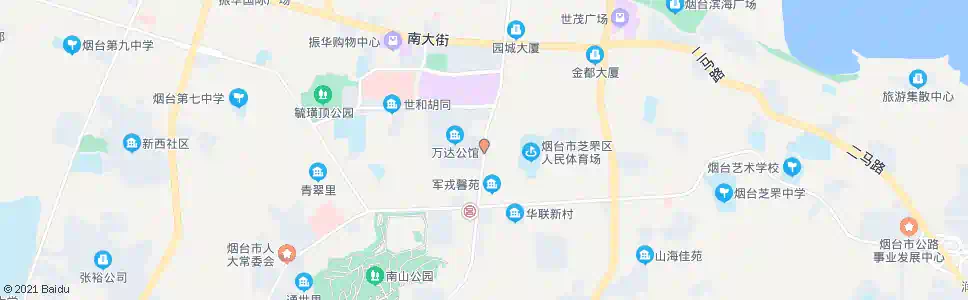 烟台五中_公交站地图_烟台公交_妙搜公交查询2025