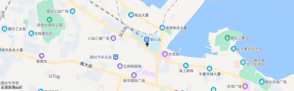 烟台昌隆广场_公交站地图_烟台公交_妙搜公交查询2025
