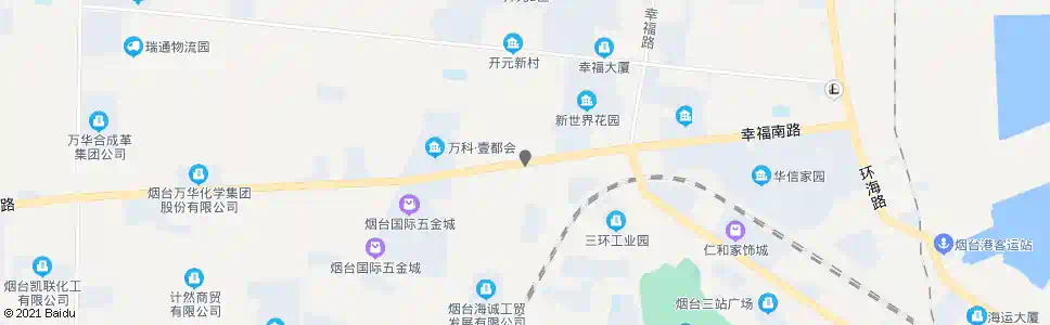 烟台东方文化市场_公交站地图_烟台公交_妙搜公交查询2025