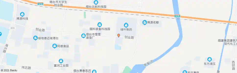 烟台滨河花苑_公交站地图_烟台公交_妙搜公交查询2025