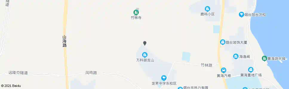 烟台万科御龙山竹林寺_公交站地图_烟台公交_妙搜公交查询2025