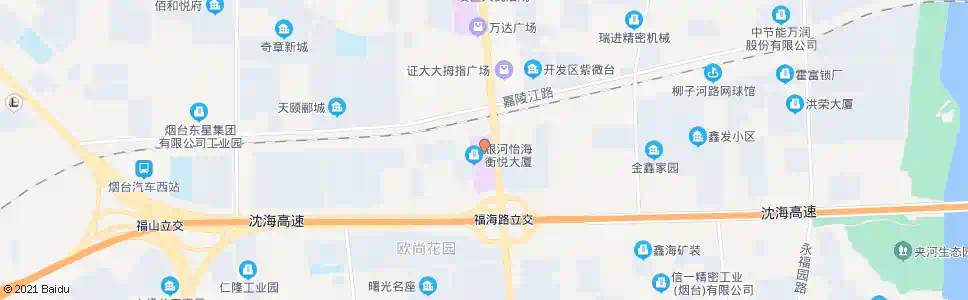 烟台嘉禾乐天家居_公交站地图_烟台公交_妙搜公交查询2025