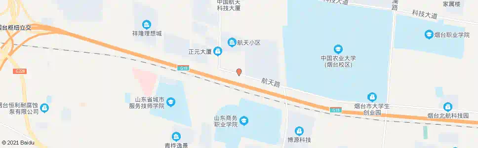 烟台航天S13所_公交站地图_烟台公交_妙搜公交查询2025