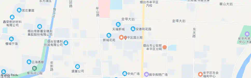 烟台国土资源局_公交站地图_烟台公交_妙搜公交查询2025
