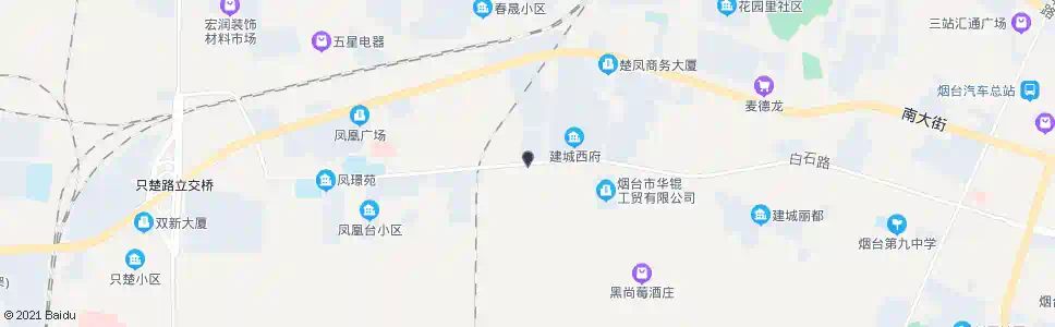 烟台楚凤二街南口_公交站地图_烟台公交_妙搜公交查询2025