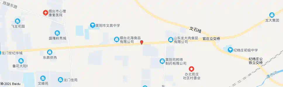 烟台龙旺庄办事处_公交站地图_烟台公交_妙搜公交查询2025