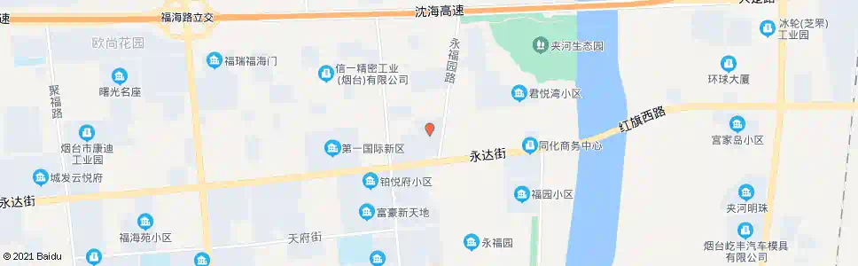 烟台天业盛世景苑_公交站地图_烟台公交_妙搜公交查询2025