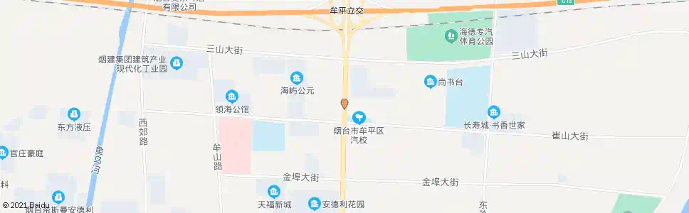 烟台海屿公园西站_公交站地图_烟台公交_妙搜公交查询2025