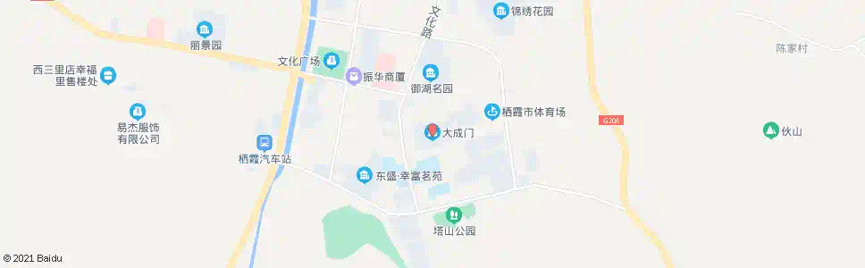 烟台大成门小区西门_公交站地图_烟台公交_妙搜公交查询2025