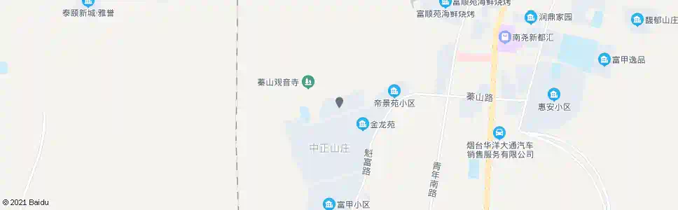 烟台蓁山花园_公交站地图_烟台公交_妙搜公交查询2025